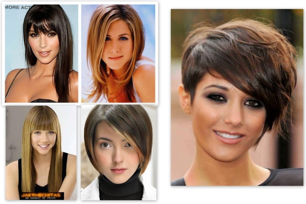 Каре на круглое лицо без челки