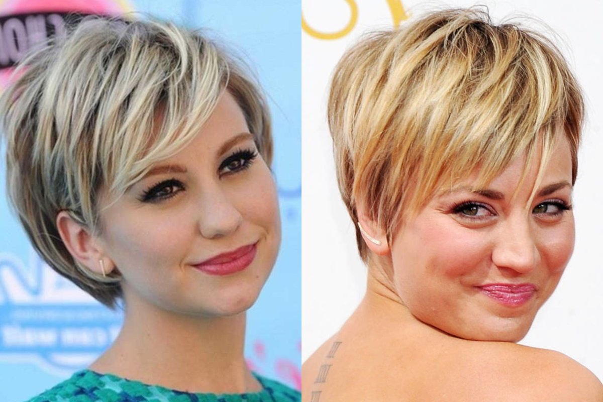 Прически для круглолицых