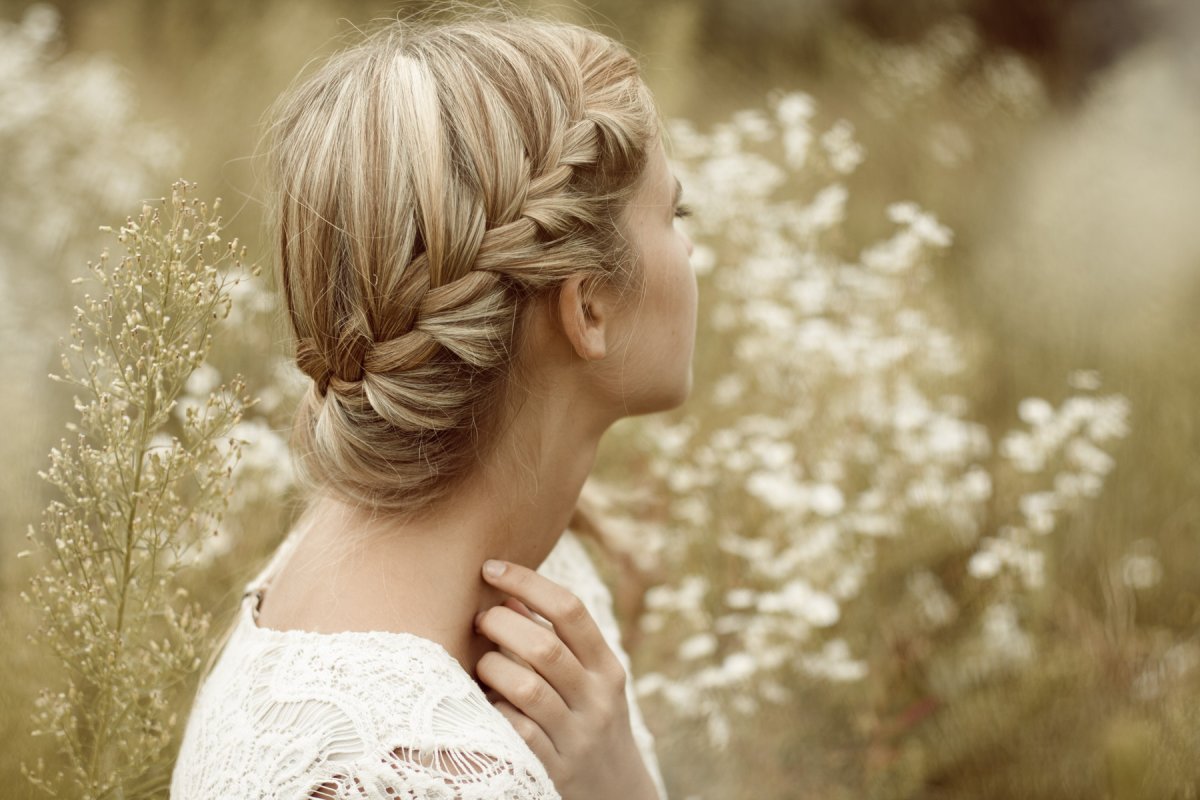 Косы на длинные густые волосы