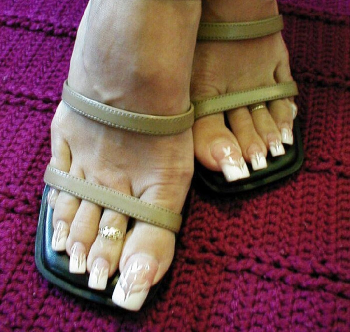 Педикюр акрилом