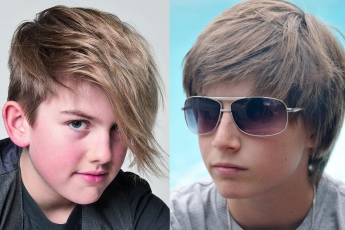 Стрижки полубокс для мальчиков 2021