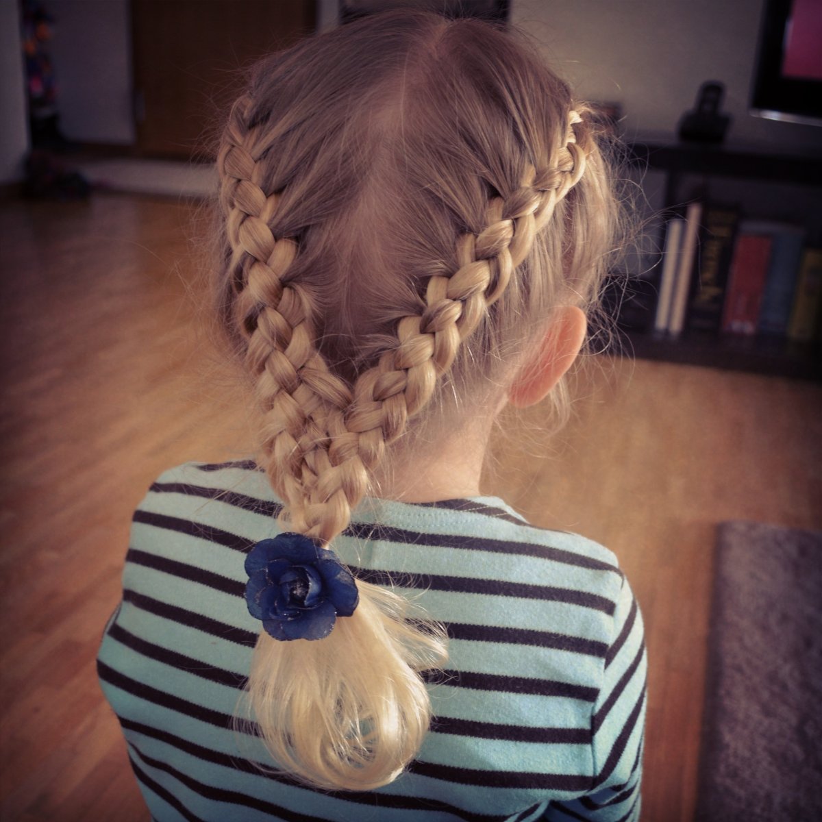 Воздушная коса для девочки