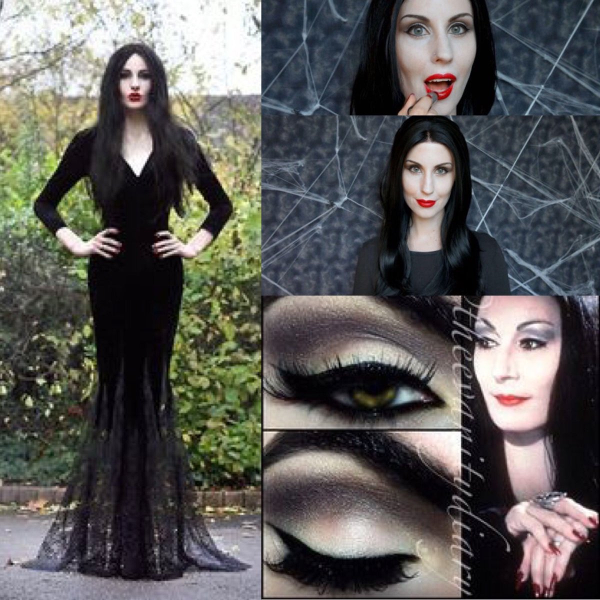 Мартиша Аддамс макияж