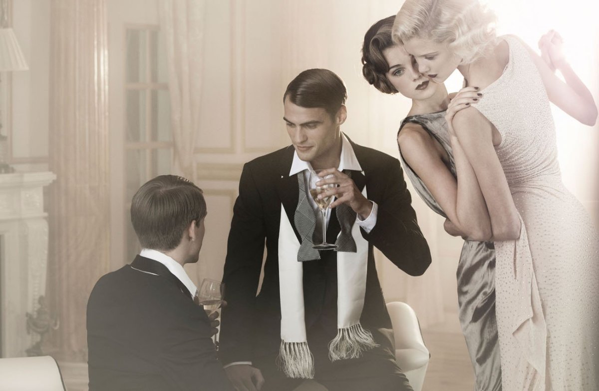 Гэтсби стиль мужчины и женщины