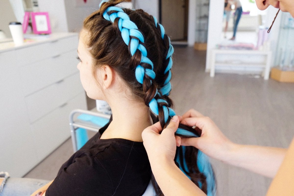 Цветные косы