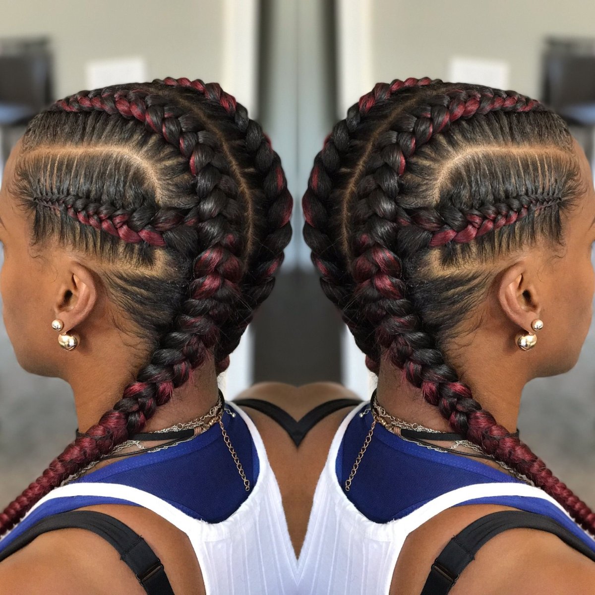 Прическа для акробатики