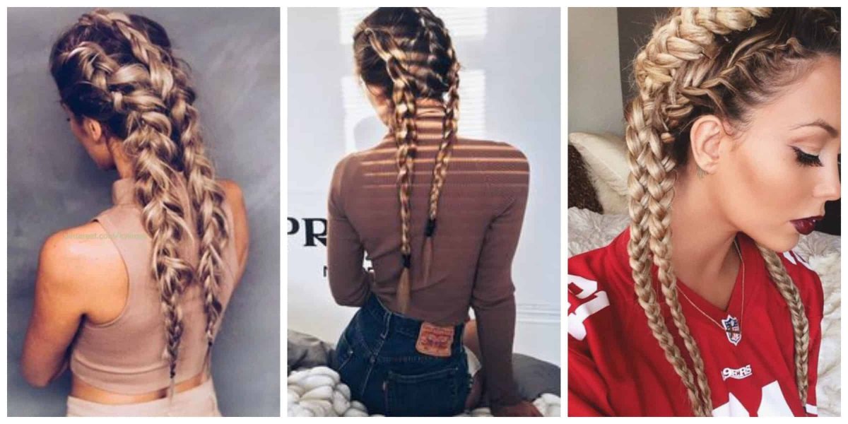 Образ с боксёрскими косичками