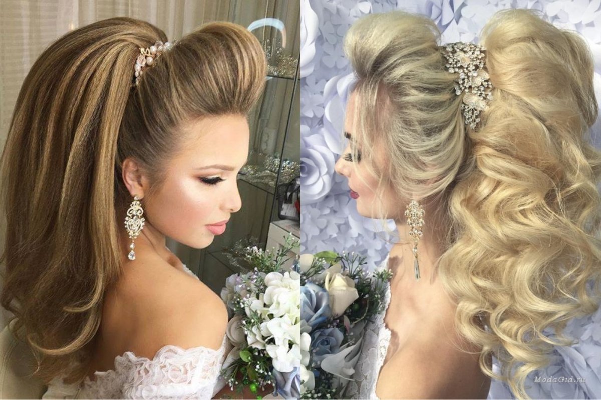 Косы в хвост