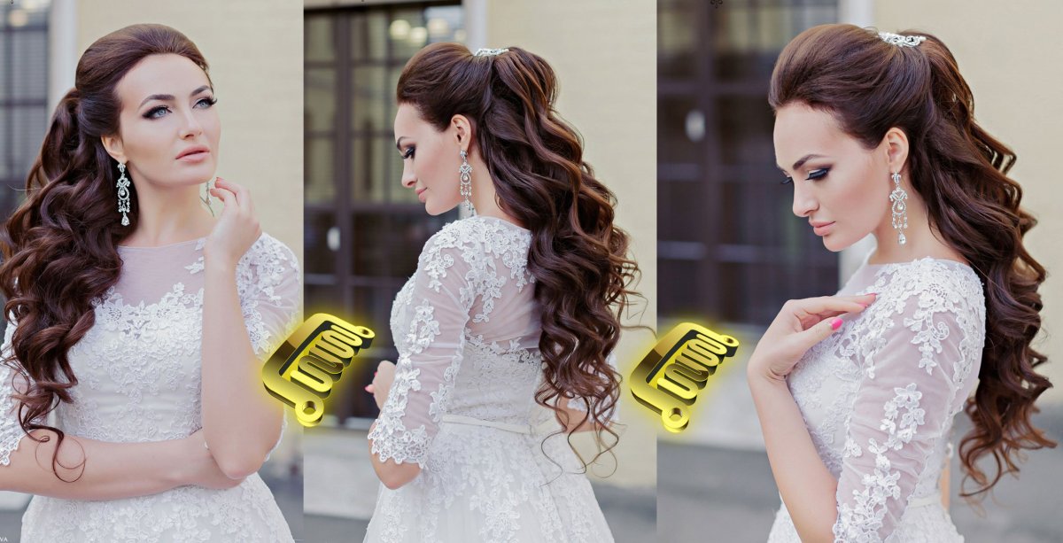 Прически с накладным хвостом