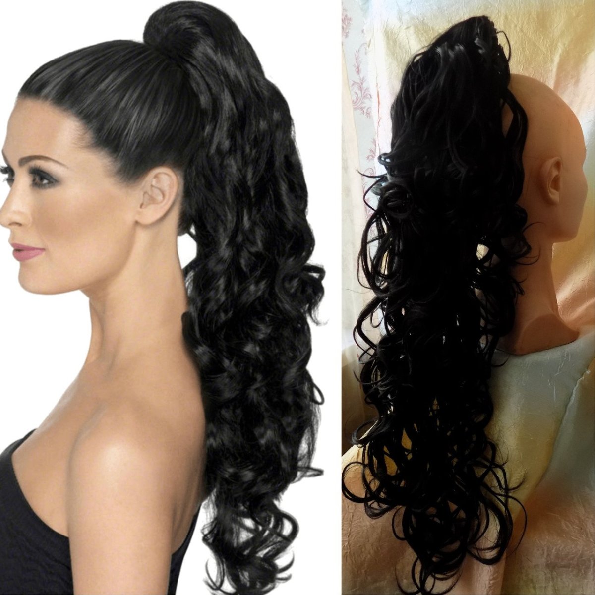 Накладные волосы на крабе