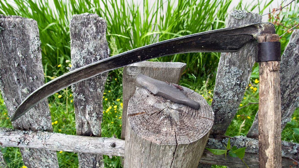 Наковальня для отбития косы