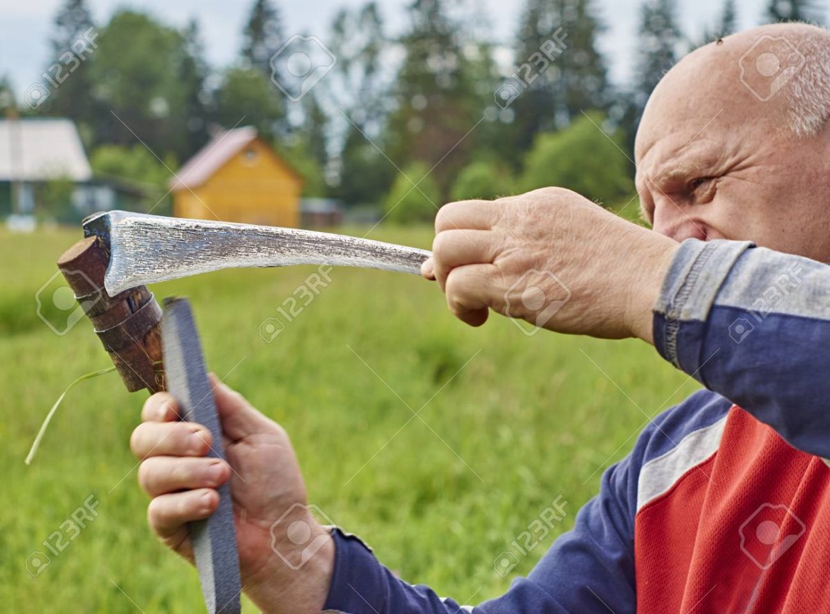 Заточить косу