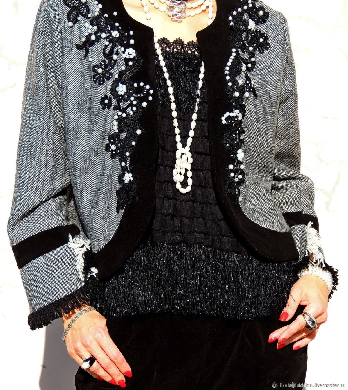 Жакет в стиле бохо