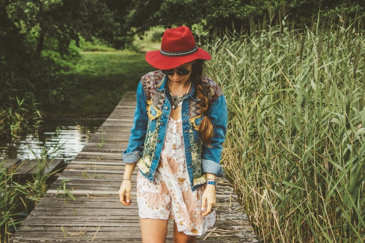 Льняной кардиган в стиле бохо