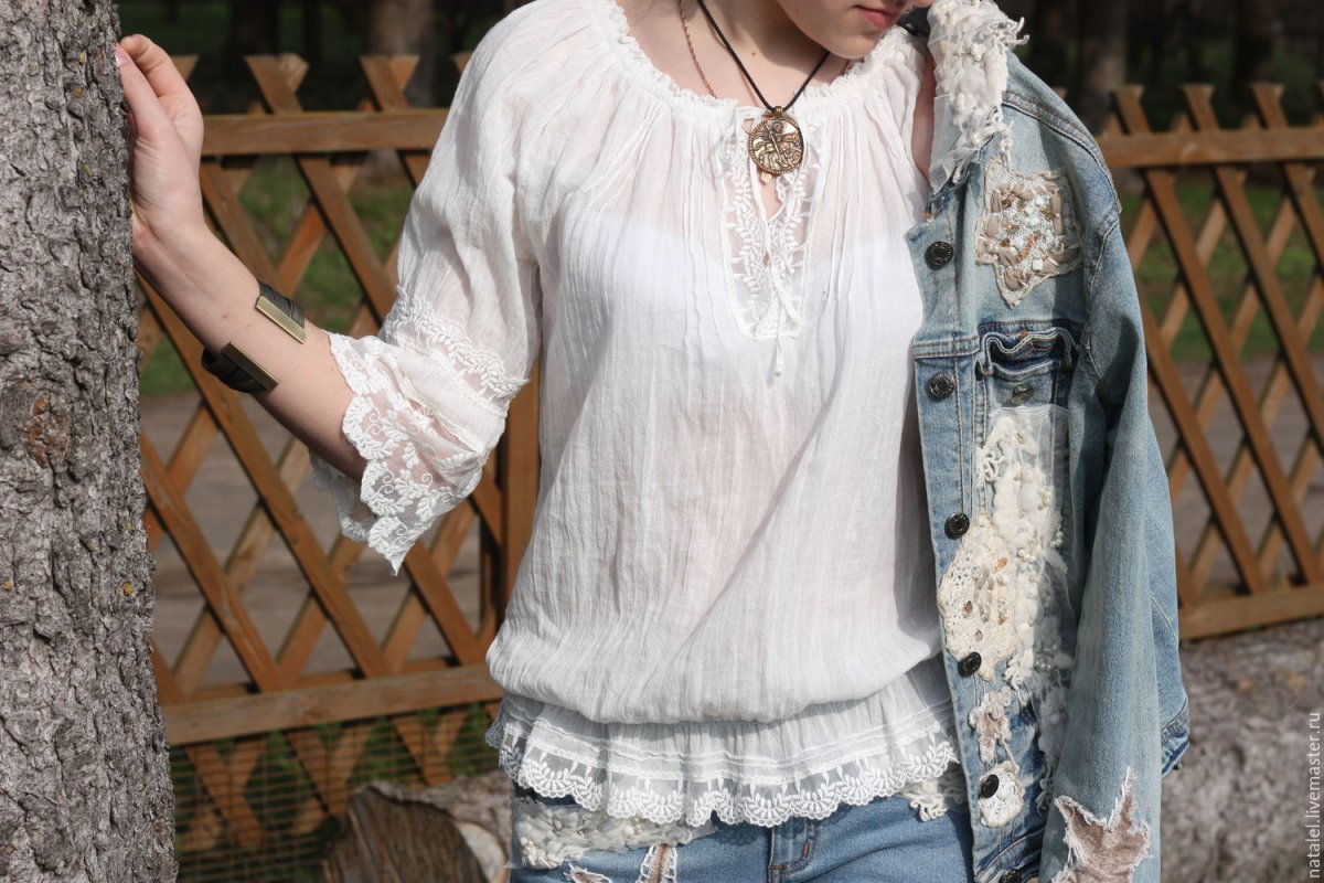 Жакет в стиле бохо