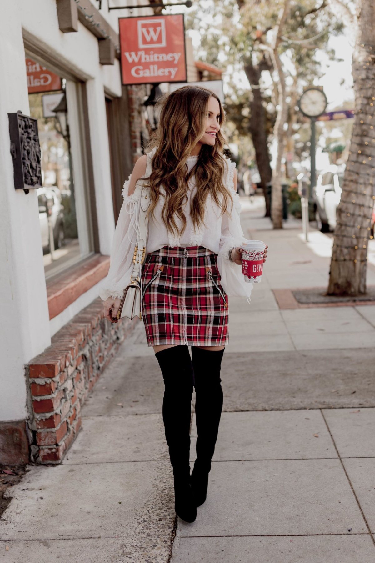 Юбка Зара в клетку виши