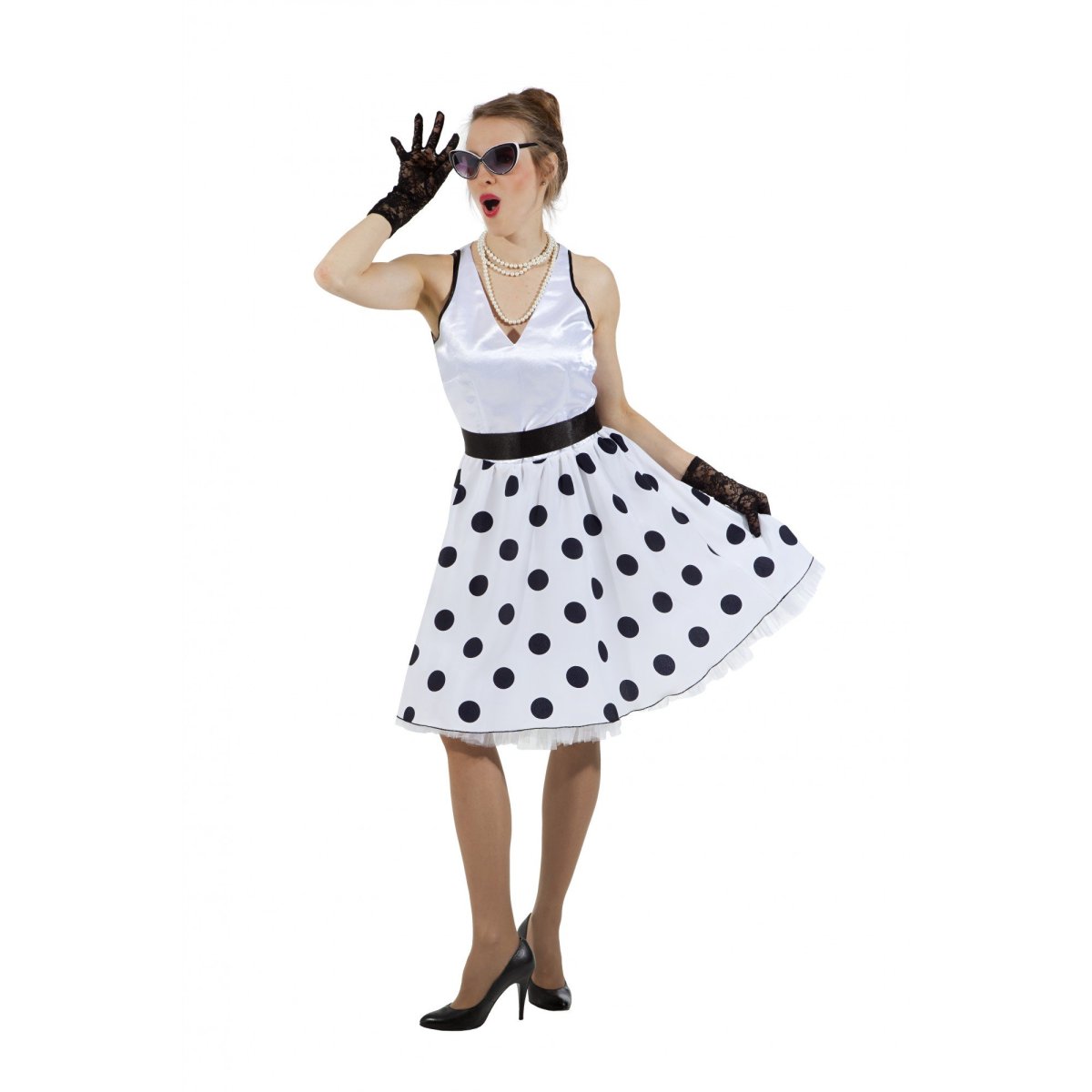 Платье с подъюбником в стиле 50-х