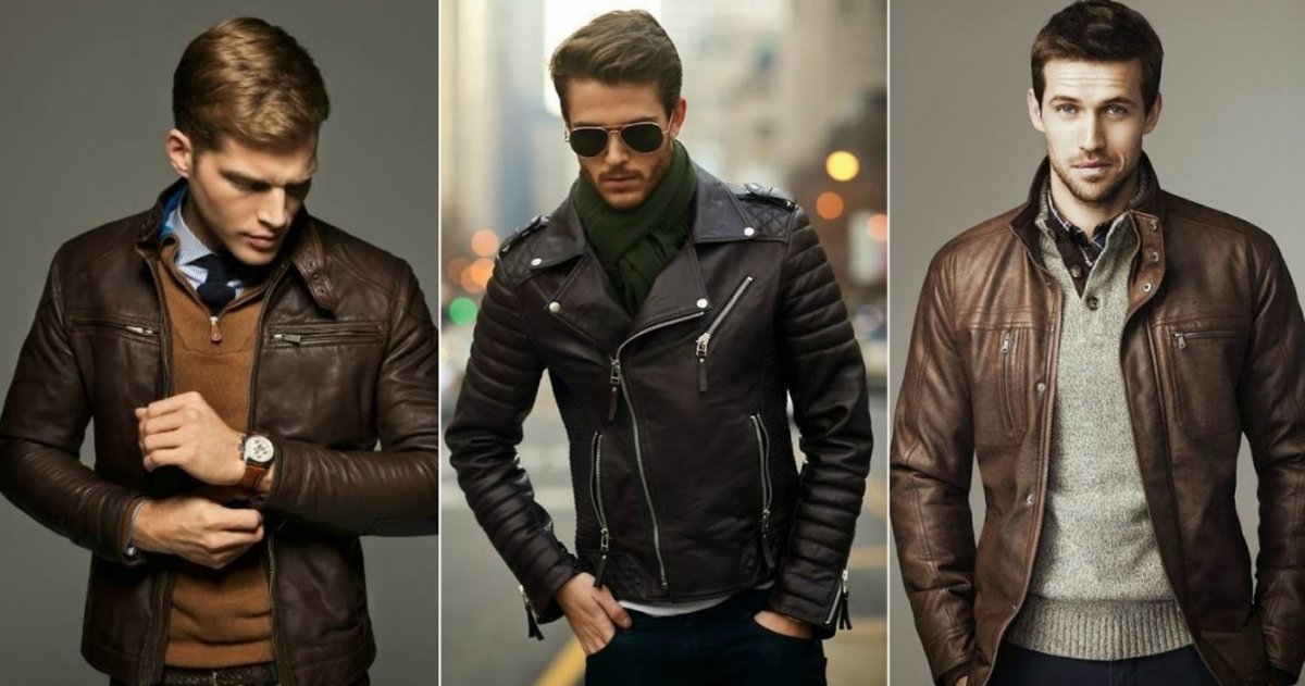 Парень в кожаной куртке