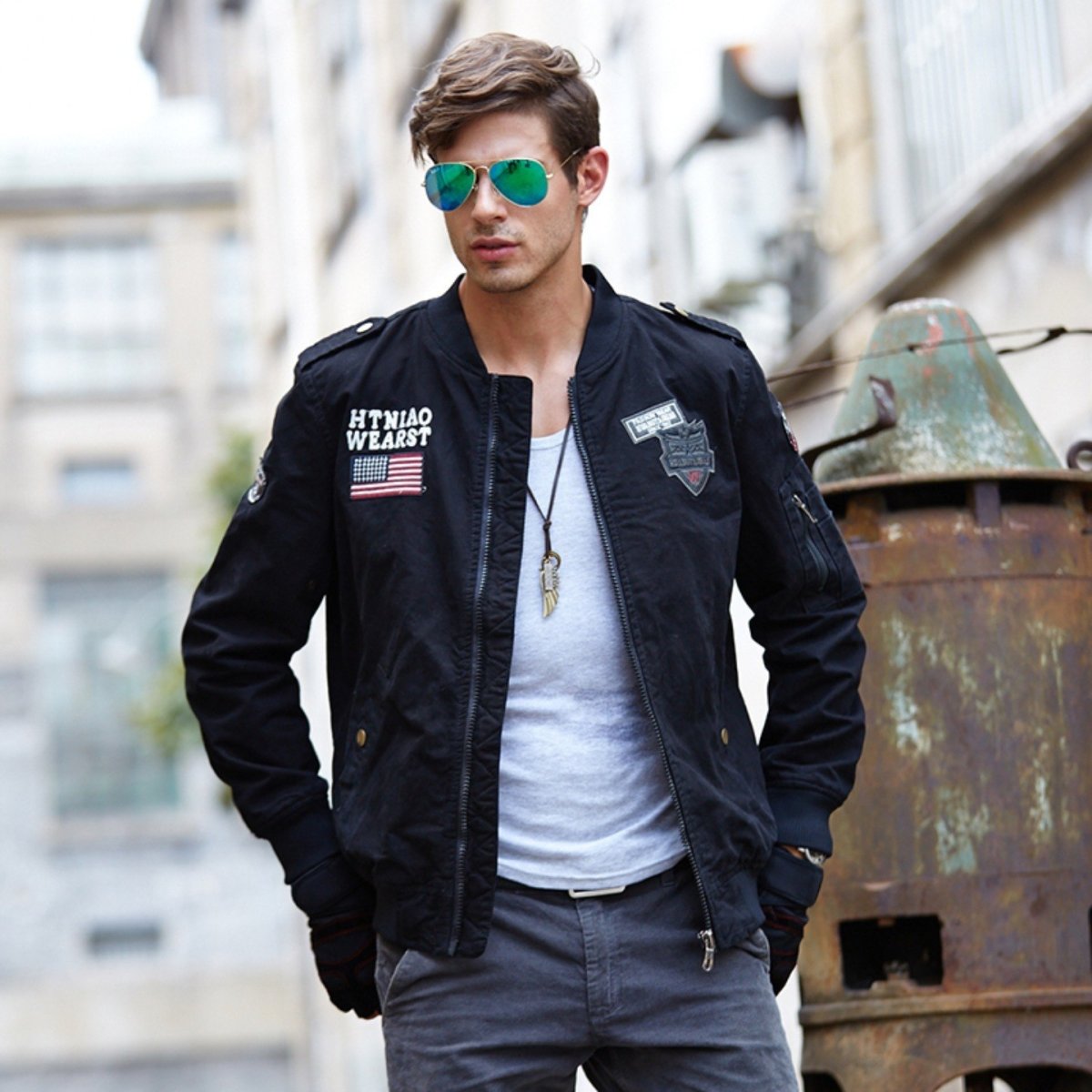 Бомбер men's Bomber Jacket