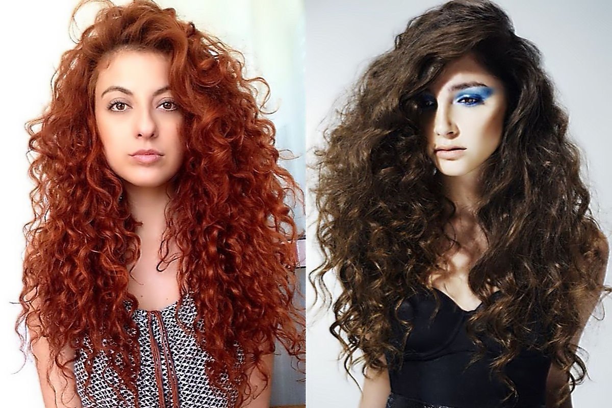 Пористые кудрявые волосы