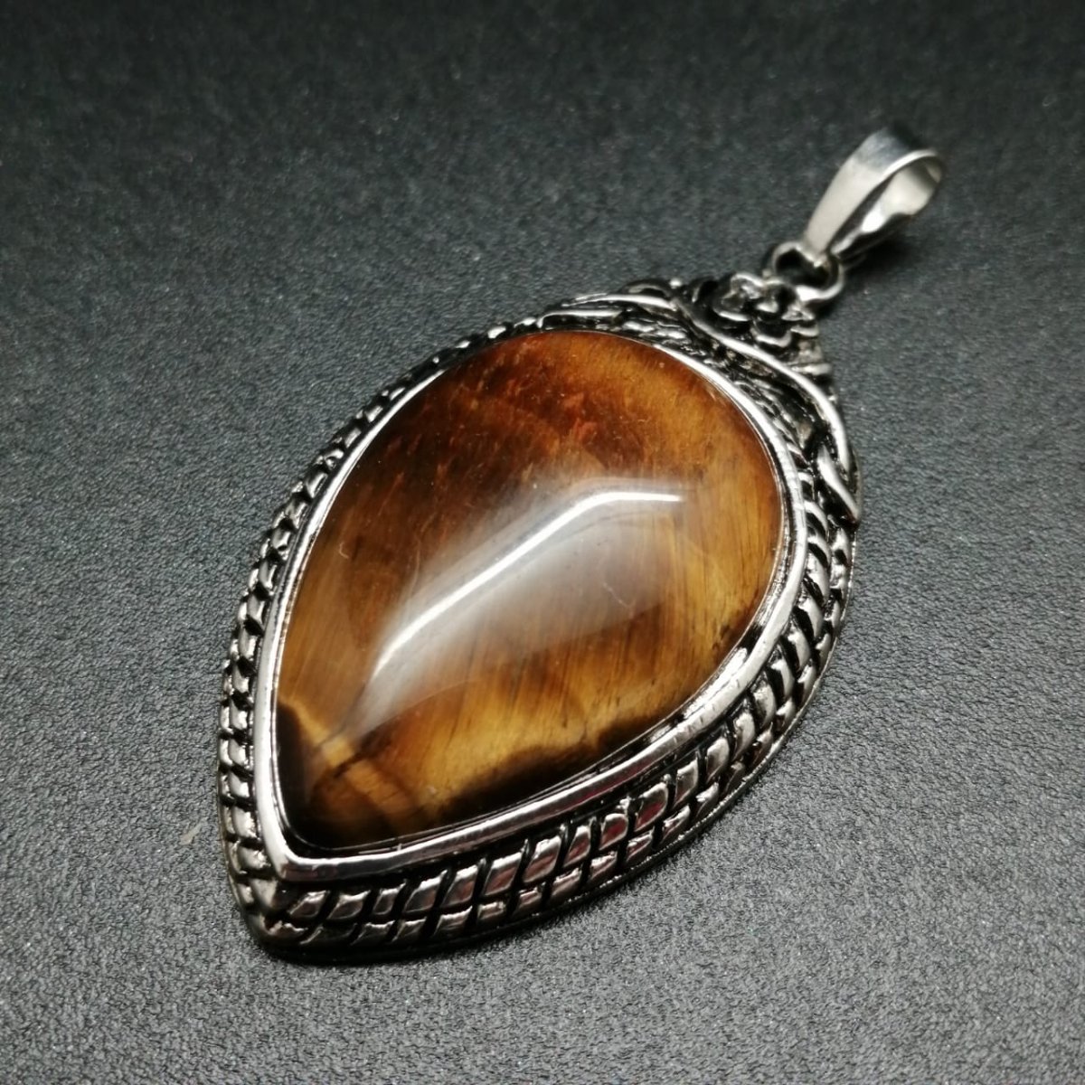 Кулон тигровый глаз s112403