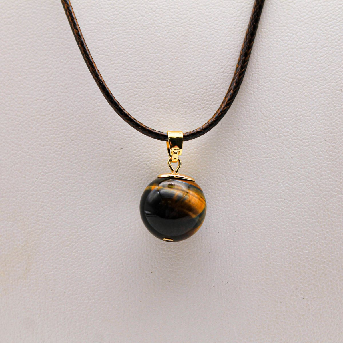 Кулон тигровый глаз