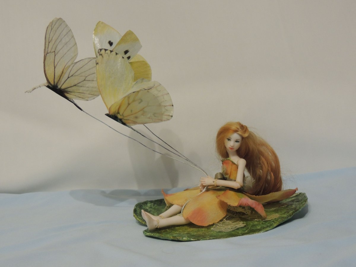 Авторская кукла Дюймовочка