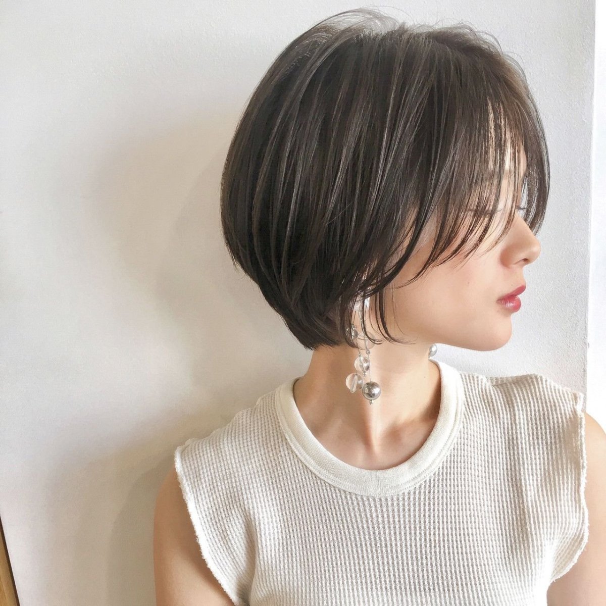 Каскад на короткие волосы черные