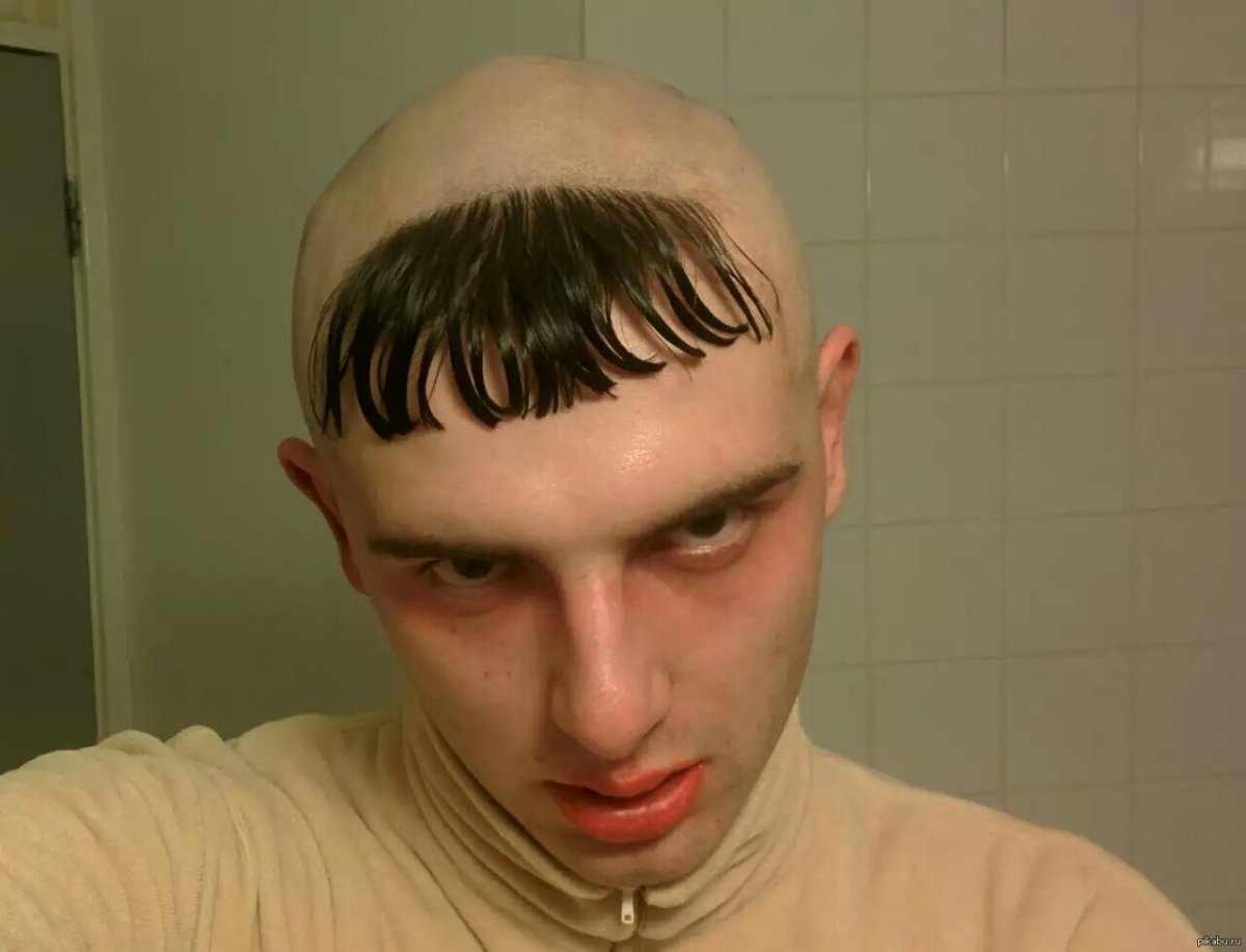 Микрокапсульное наращивание челки