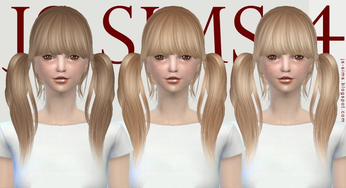 Блондинка с косичками