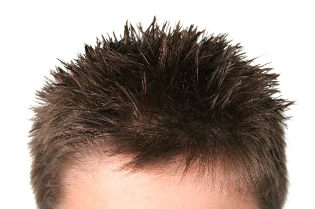 Волосы ежиком