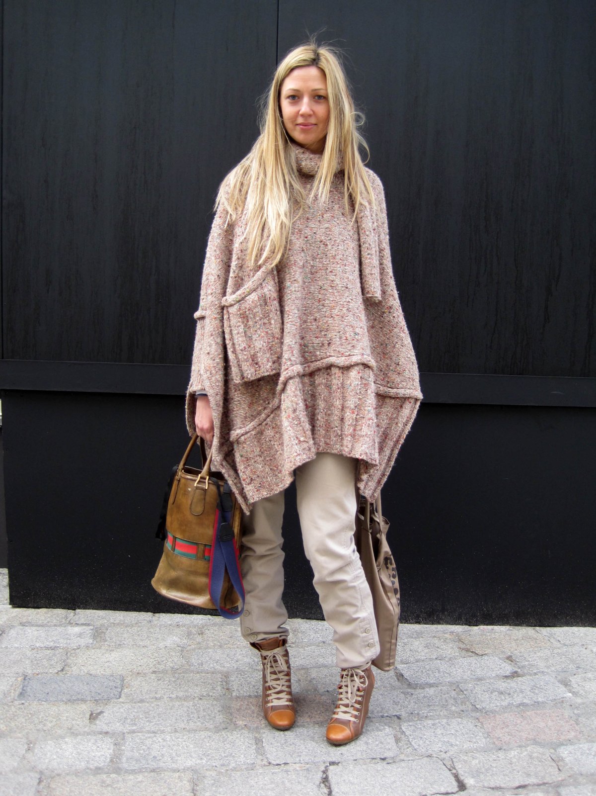 Кофточка в стиле бохо, вязаная