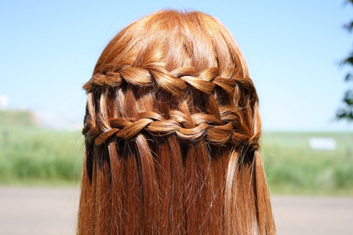 Плетение кос в школу на длинные волосы