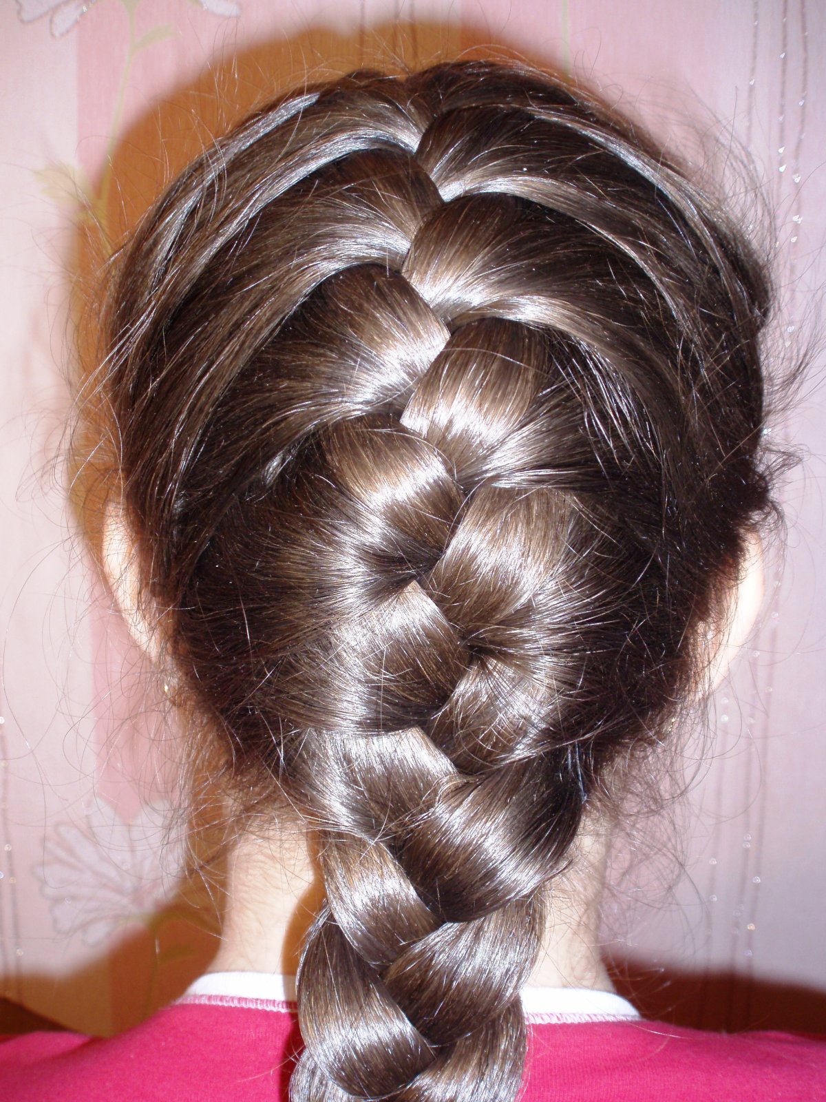 Колоски прическа для девочек обычные