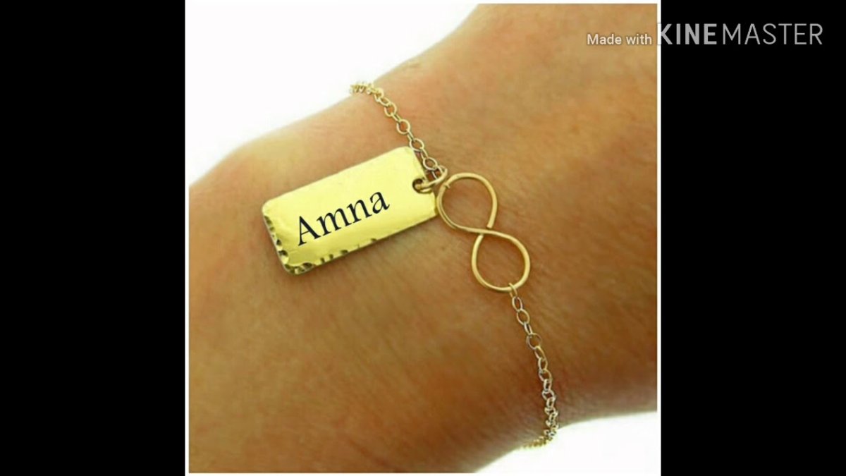 Золотой браслет с медальоном