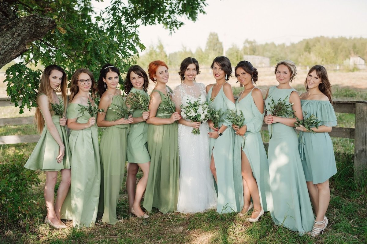 Свадебное платье невесты десантника