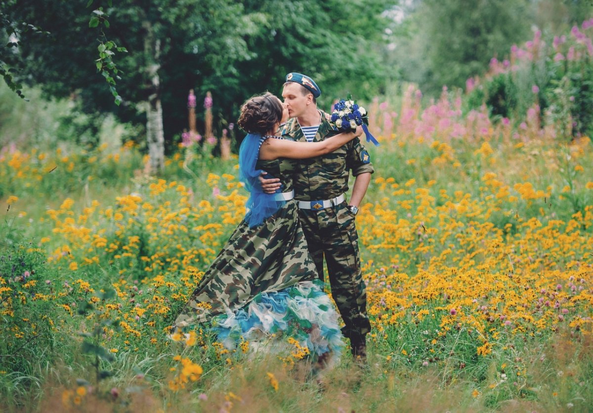 Свадьба в армейском стиле