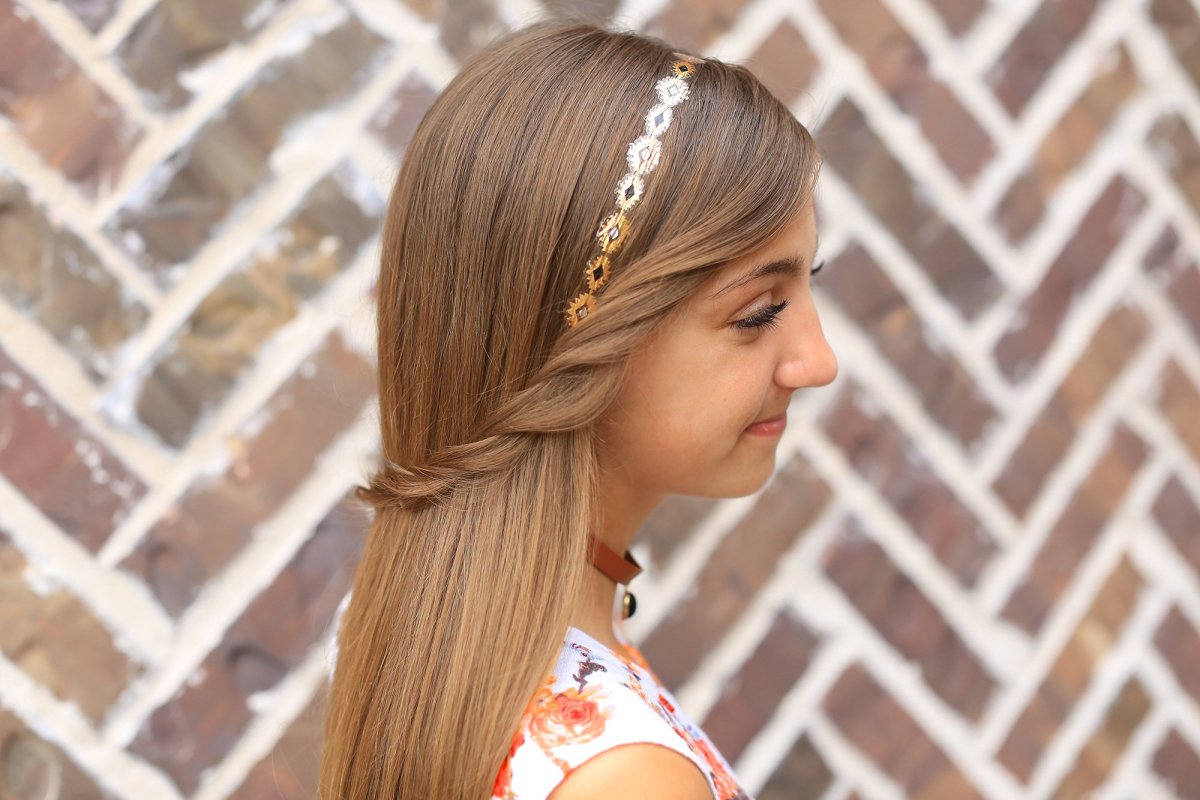 Прическа на длинные волосы подростку