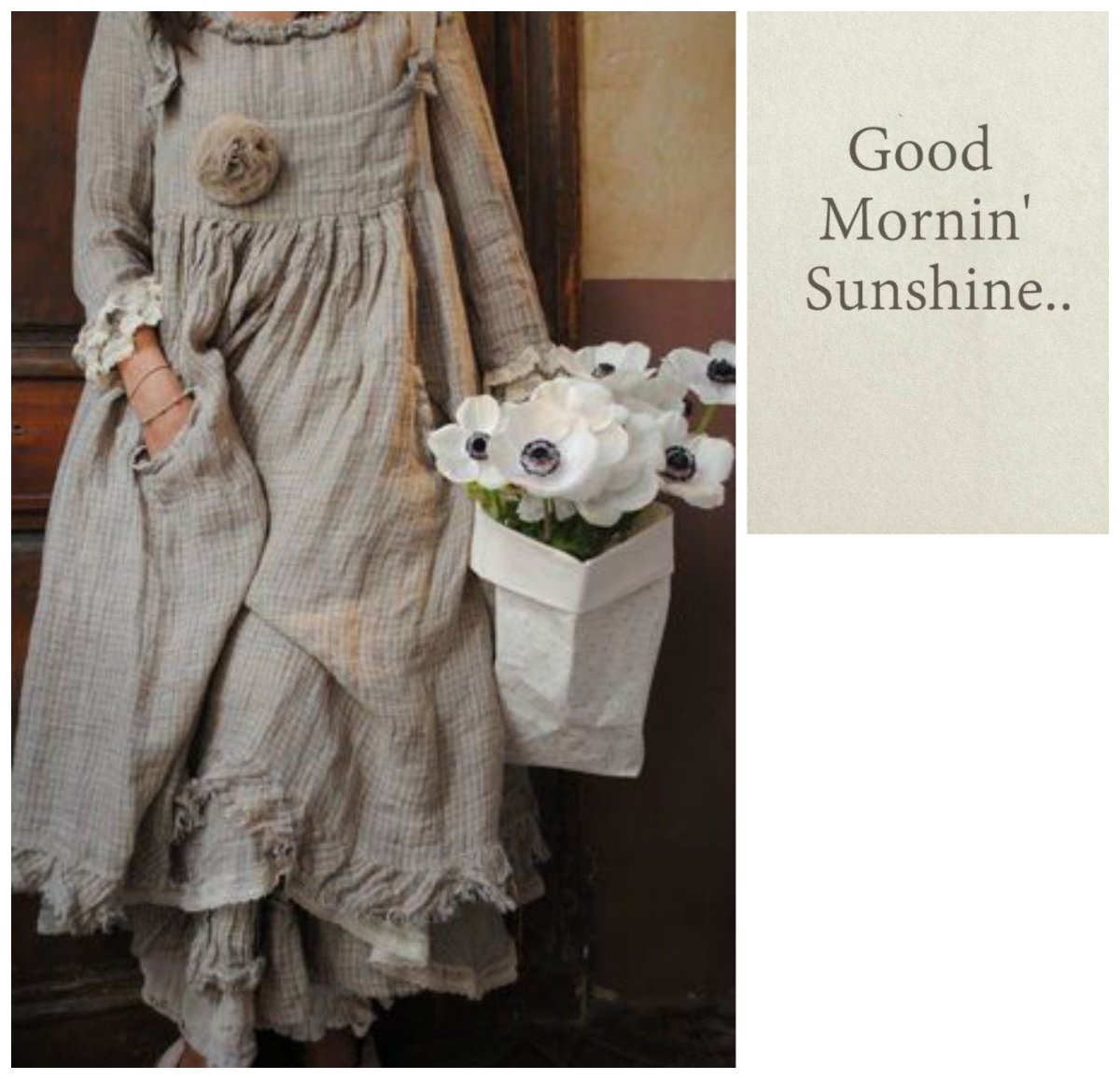 Винтажное платье в стиле бохо