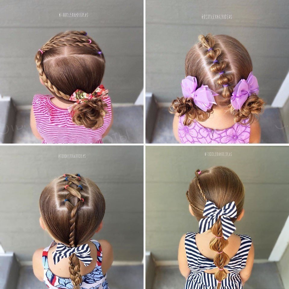 Необычные прически для девочек пошагово