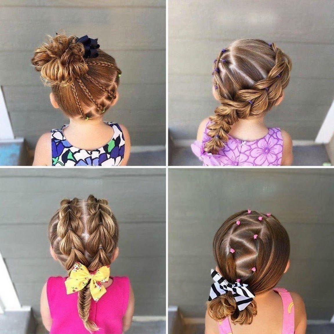 Причёски на др на короткие волосы для детей