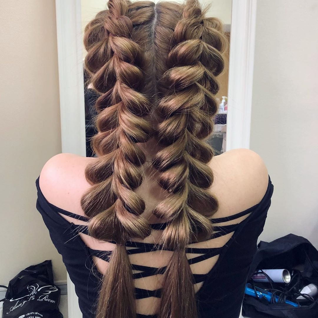 Модные французские косы