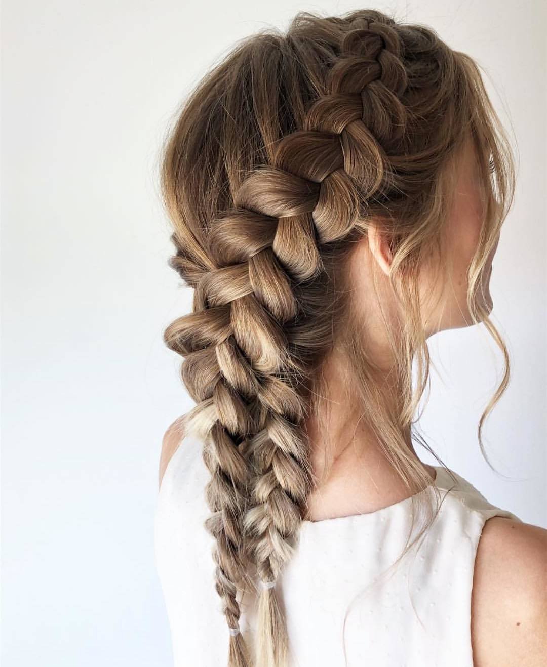 Объемная коса для девочки