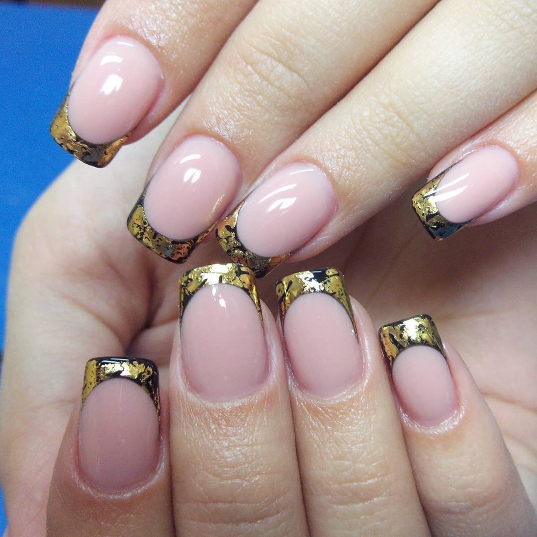 Выкладной френч золотой