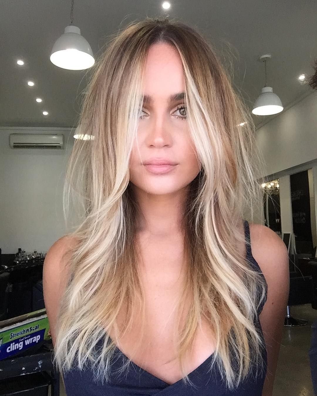 Мелирование пепельный блонд