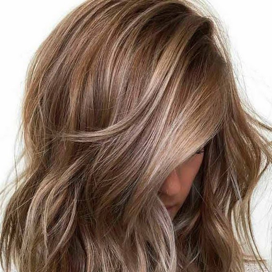 Балаяж на светлый каштан