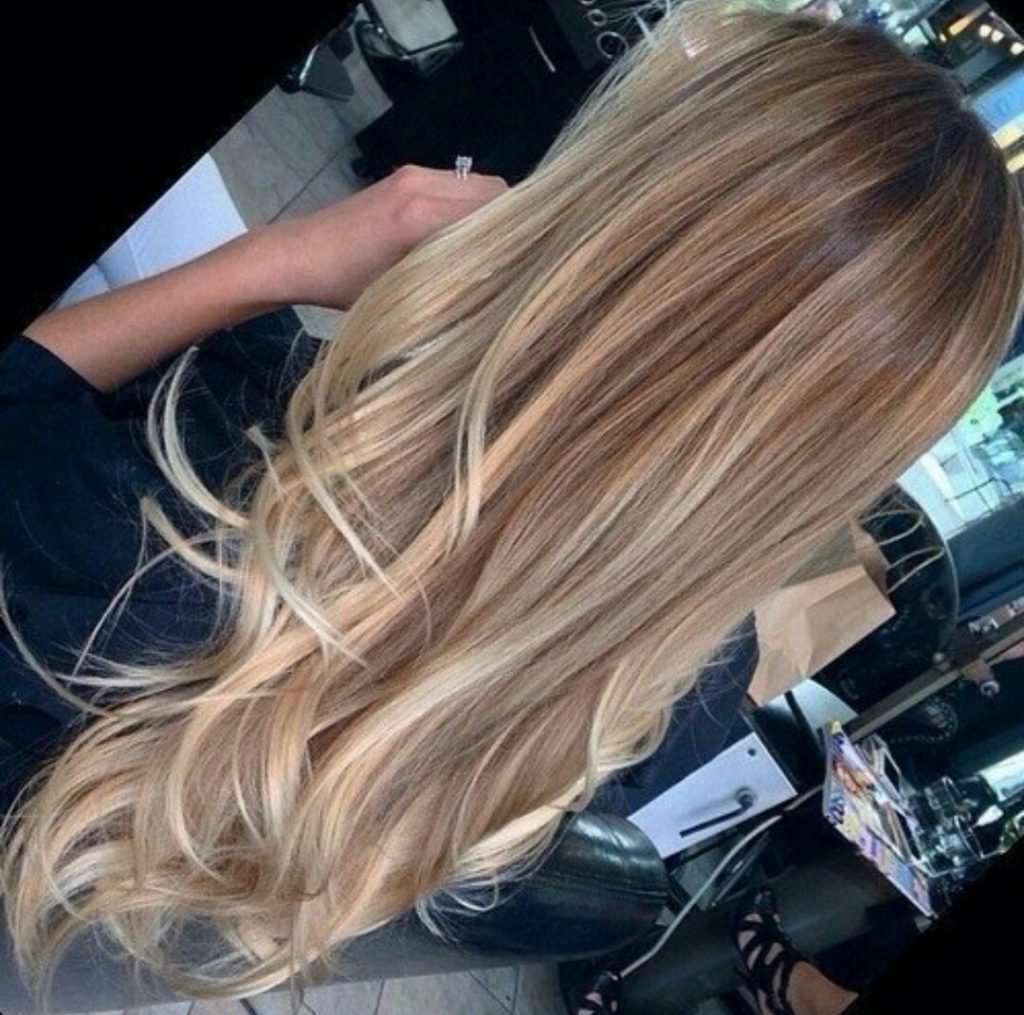 Балаяж шатуш омбре растяжка