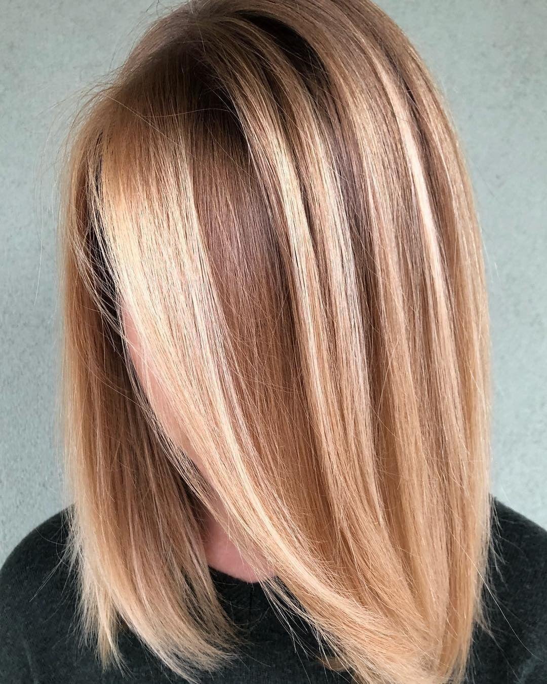 Карамельный шатуш и балаяж