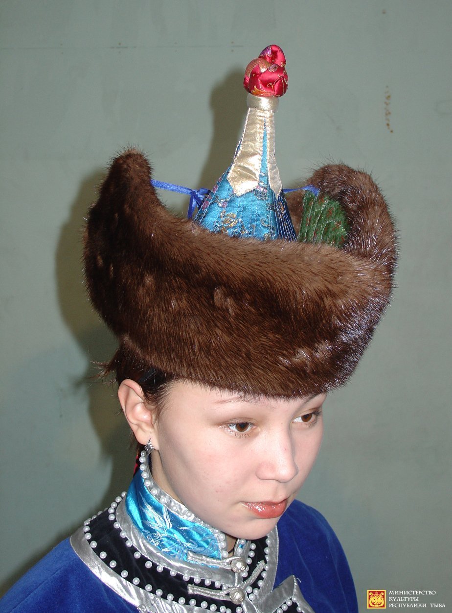 Национальный головной убор тувинцев