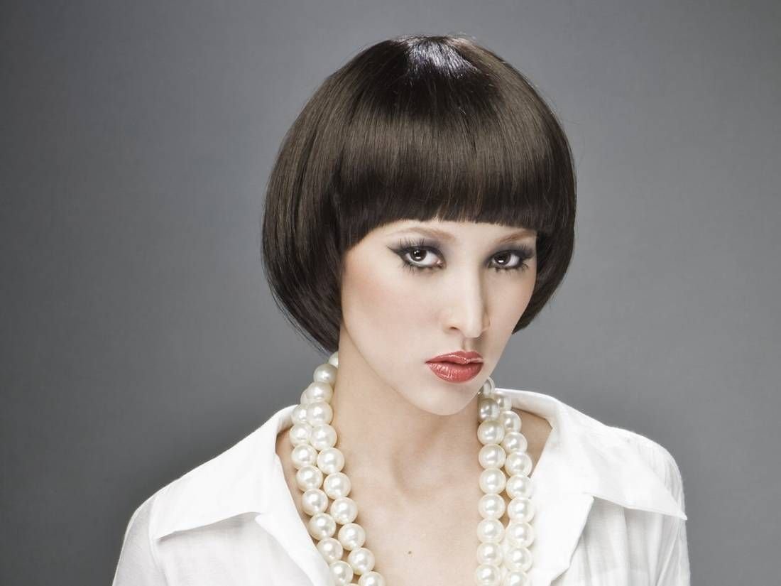 Корейская филированная челка